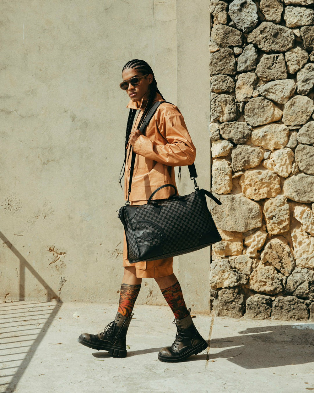 MIDNIGHT CHATEAU PYRAMID DUFFLE | Sprayground Bargain