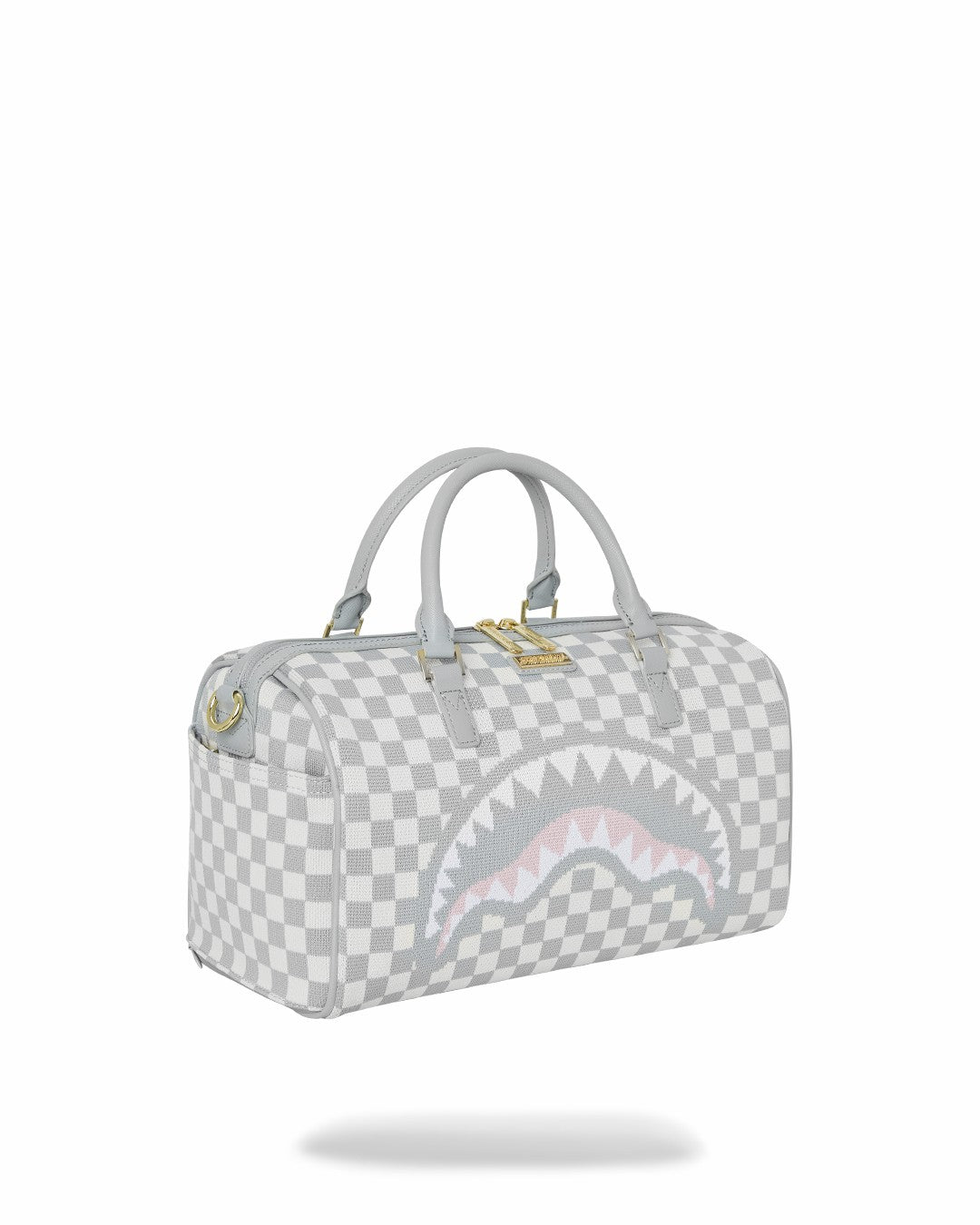 KNIT SHARKS IN PARIS IN CREAM MINI DUFFLE | Sprayground Exclusive Deal