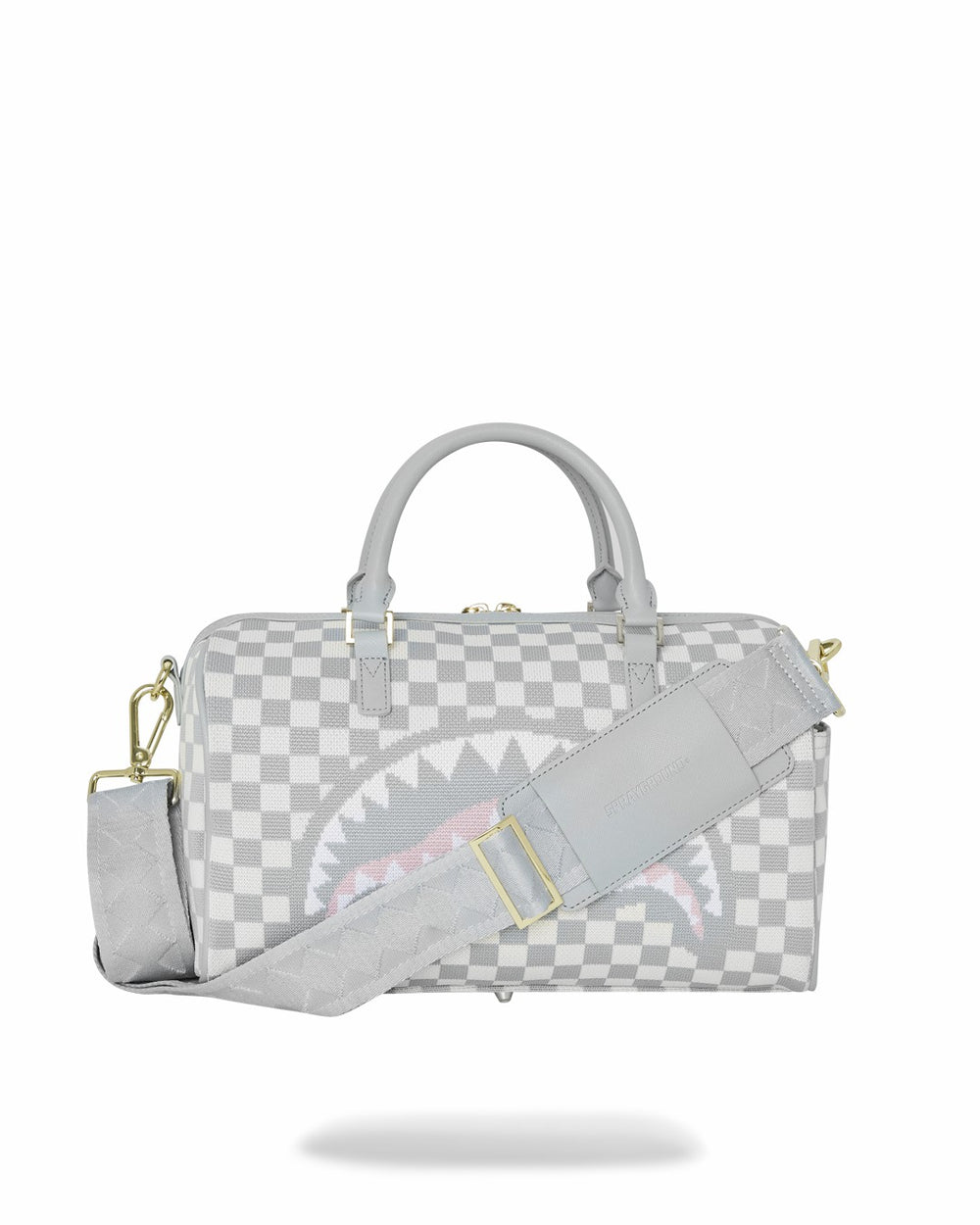 KNIT SHARKS IN PARIS IN CREAM MINI DUFFLE | Sprayground Exclusive Deal