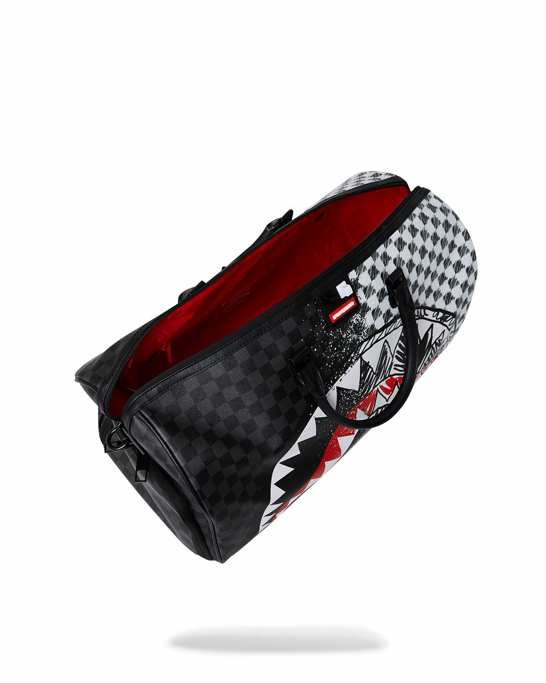 SCRIBBLE DRIBBLE CHECK DUFFLE | Sprayground Exclusive Deal