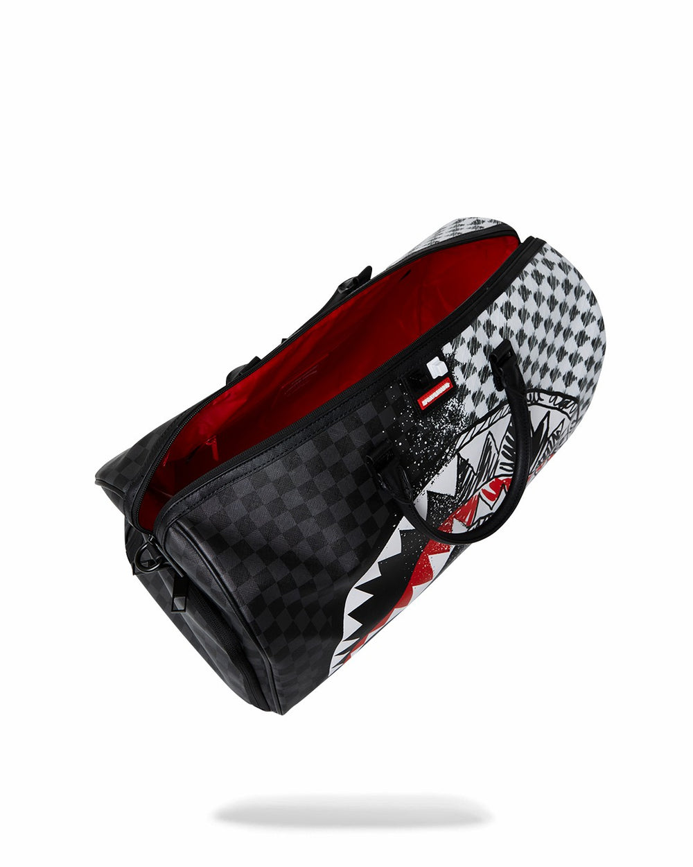 SCRIBBLE DRIBBLE CHECK DUFFLE | Sprayground Exclusive Deal