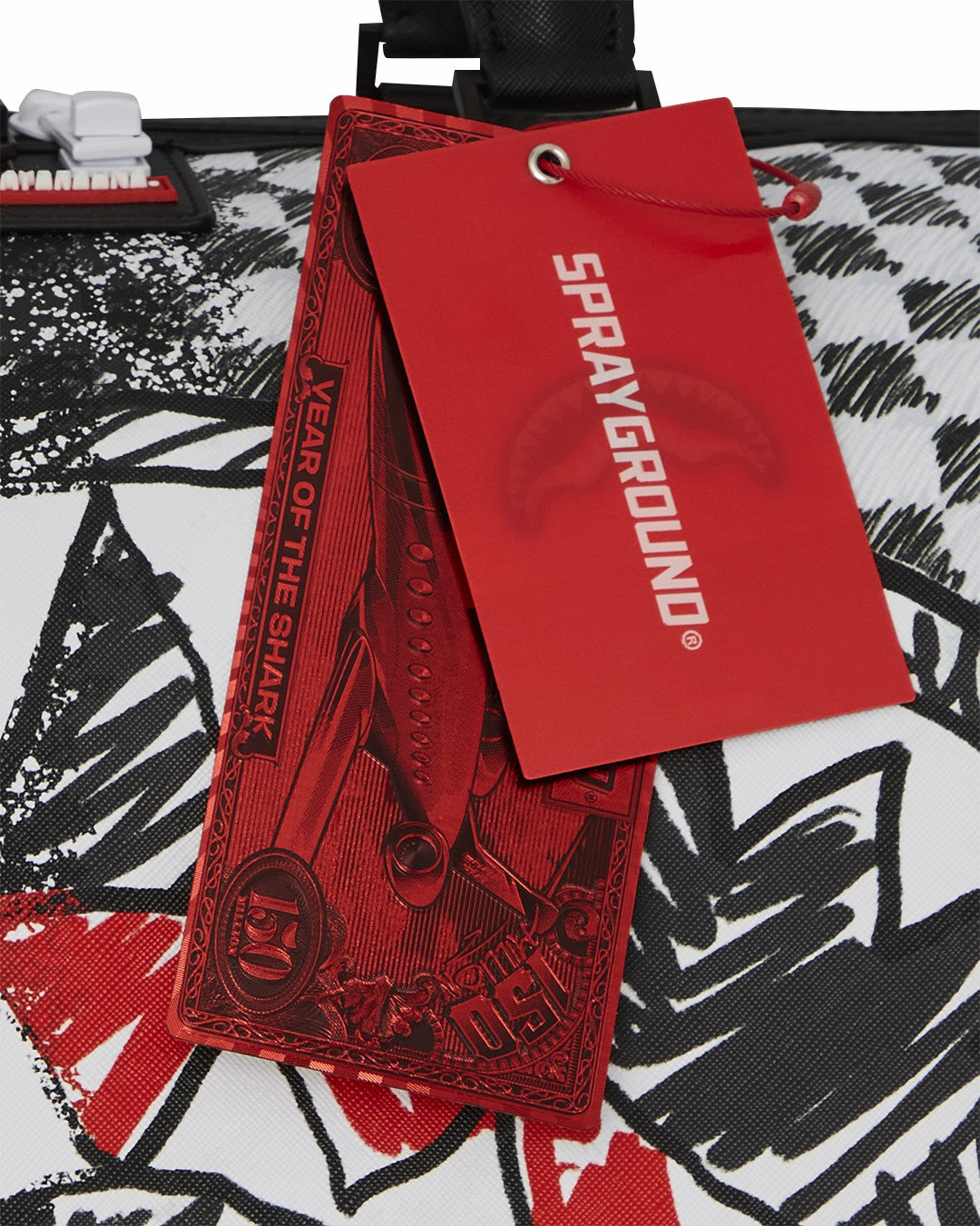 SCRIBBLE DRIBBLE CHECK DUFFLE | Sprayground Exclusive Deal