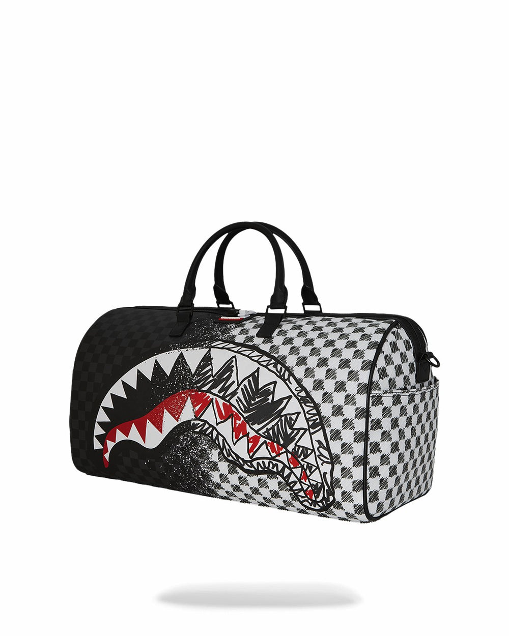 SCRIBBLE DRIBBLE CHECK DUFFLE | Sprayground Exclusive Deal