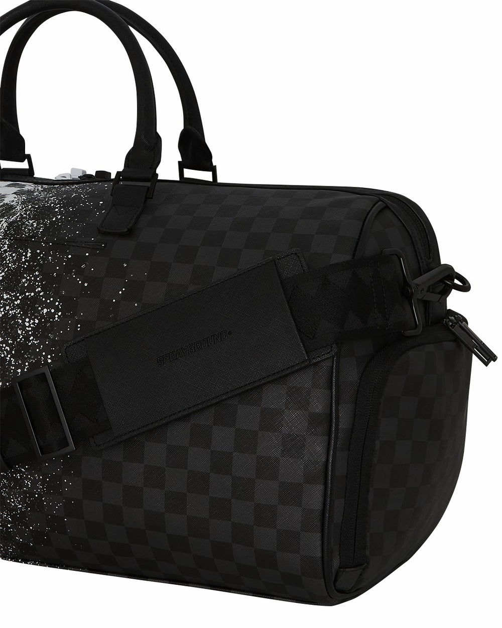 SCRIBBLE DRIBBLE CHECK DUFFLE | Sprayground Exclusive Deal