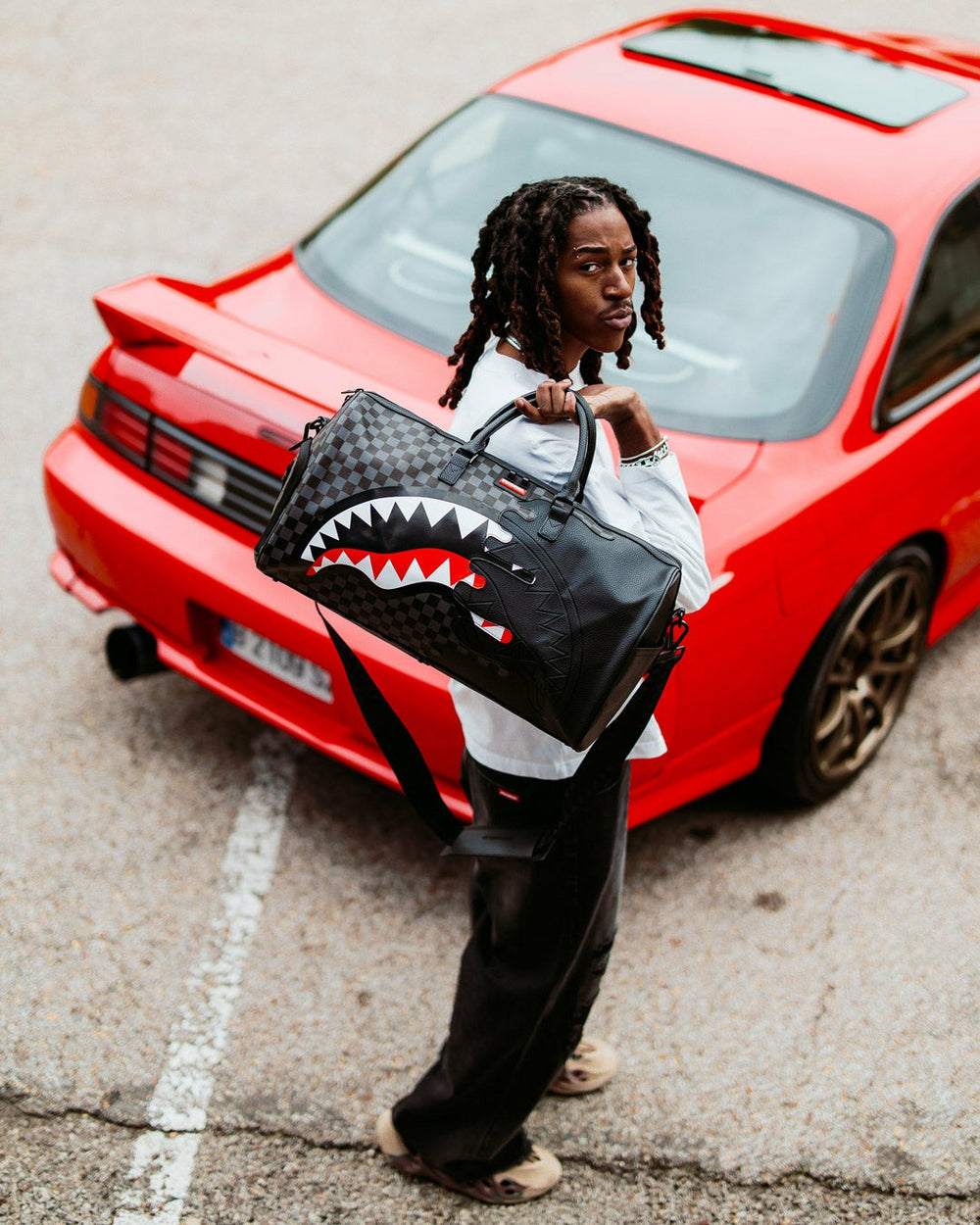 SPEED SHARK SIDE SWIPE DUFFLE | Sprayground Bargain