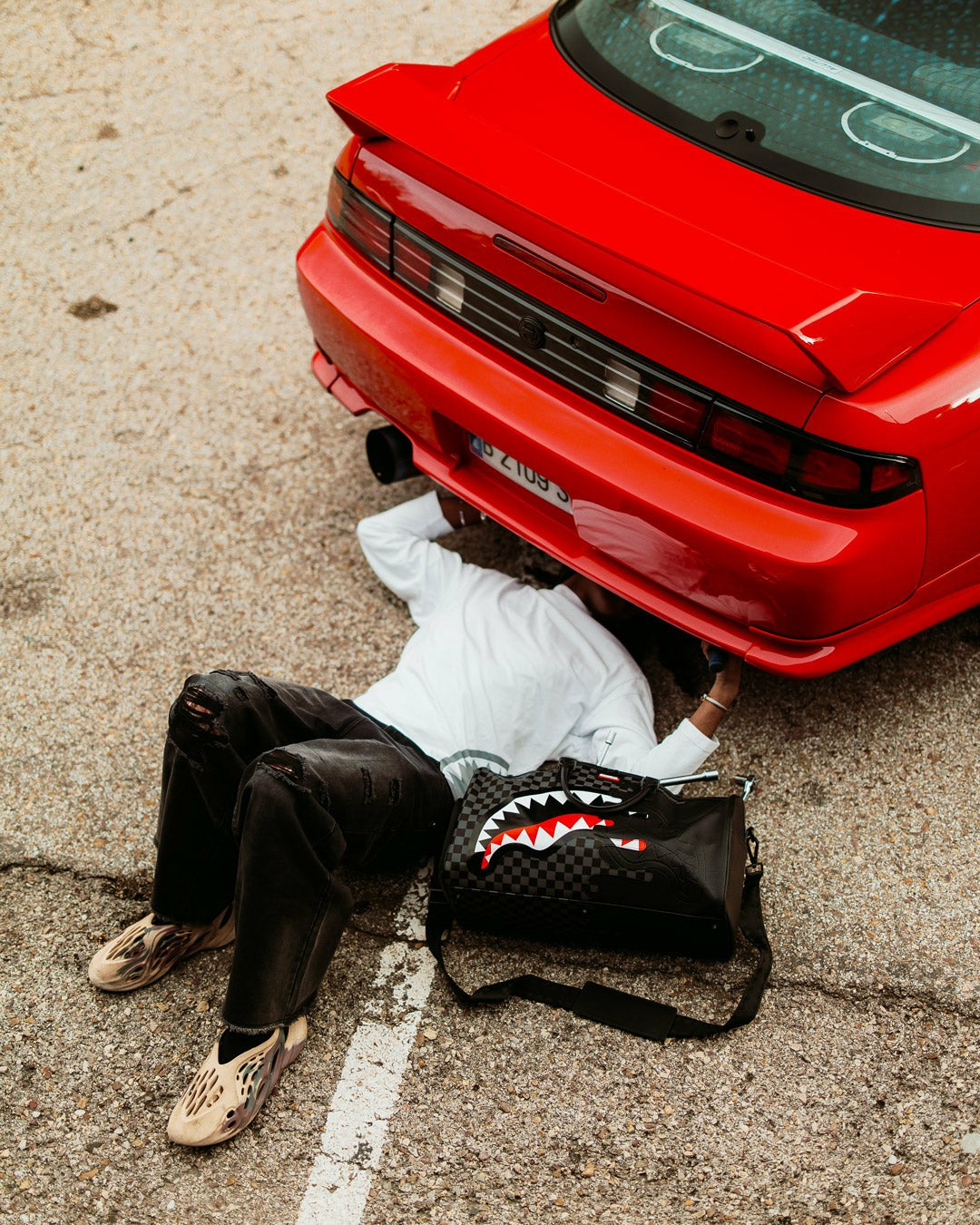 SPEED SHARK SIDE SWIPE DUFFLE | Sprayground Bargain