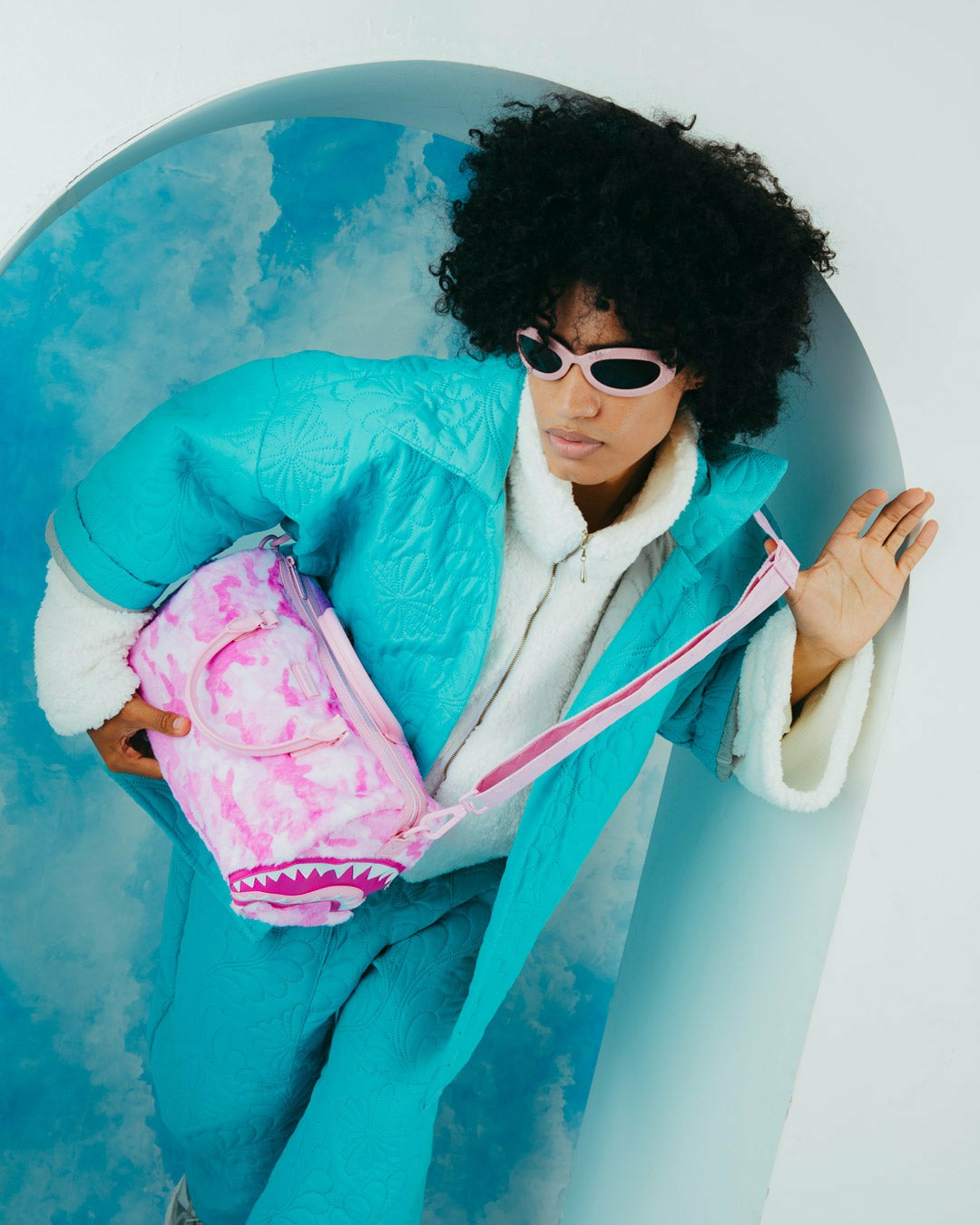 FURRROCIOUS IN PINK MINI DUFFLE | Sprayground Discounted