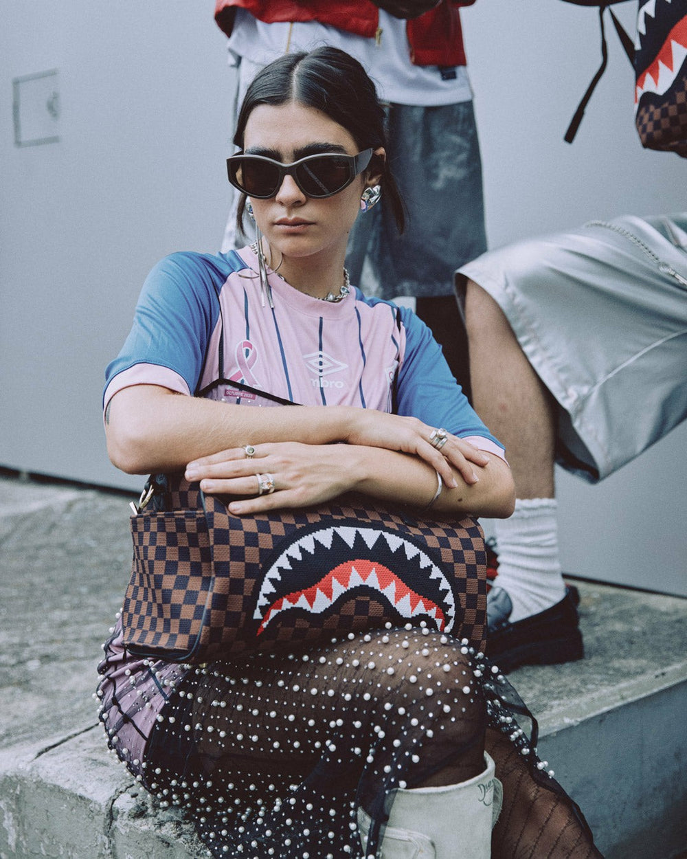 KYOTOKNIT SHARKS IN PARIS MINI DUFFLE | Sprayground Hot Deal