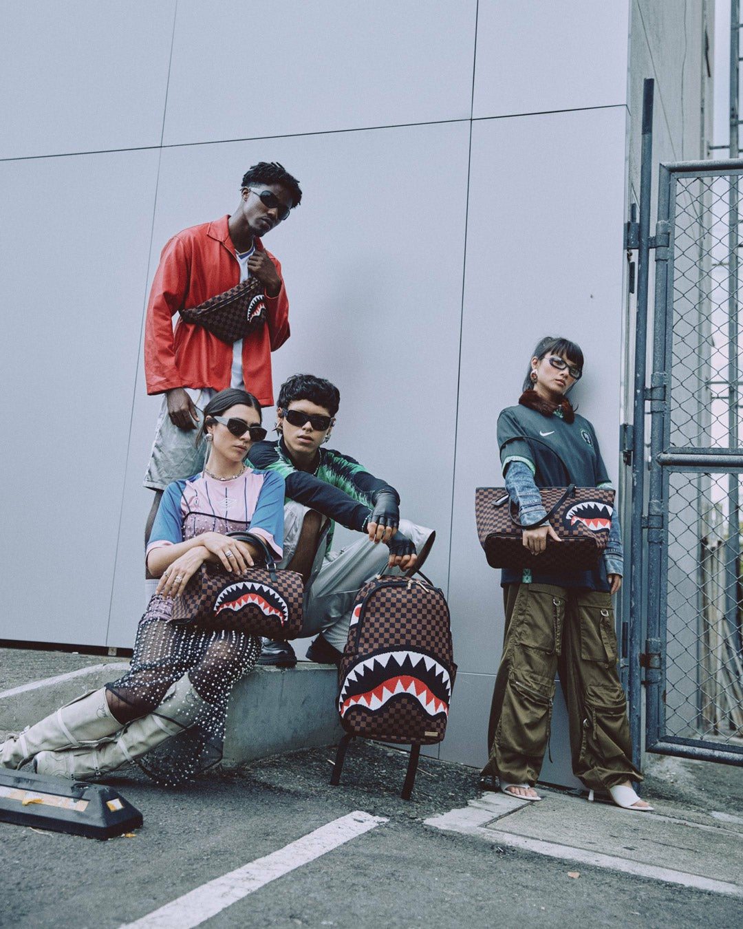 KYOTOKNIT SHARKS IN PARIS MINI DUFFLE | Sprayground Hot Deal