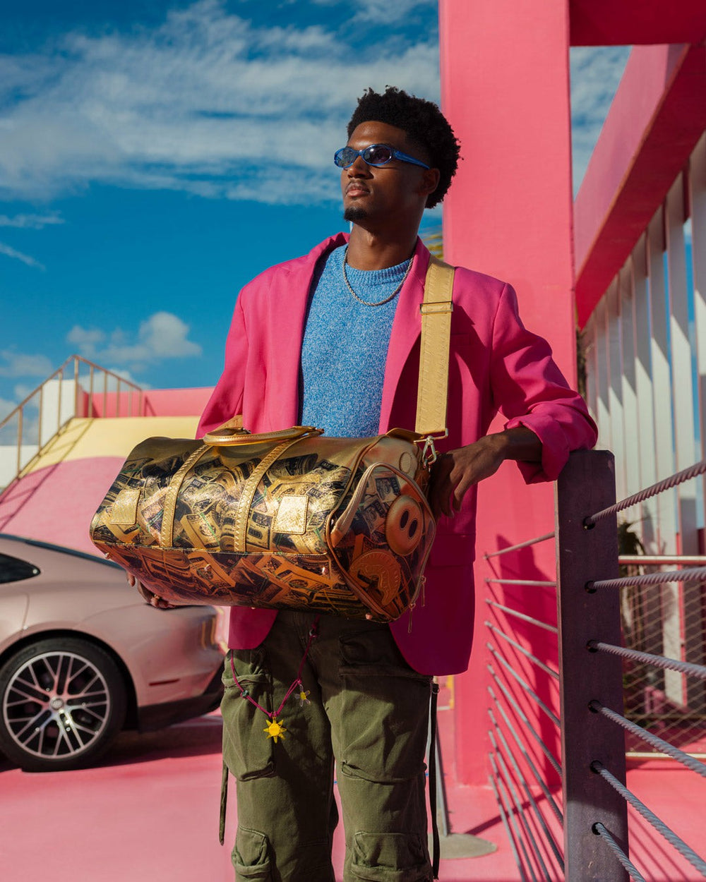 SQUID GAME COLLAB PIGGY BANK DUFFLE | Sprayground Limited Offer