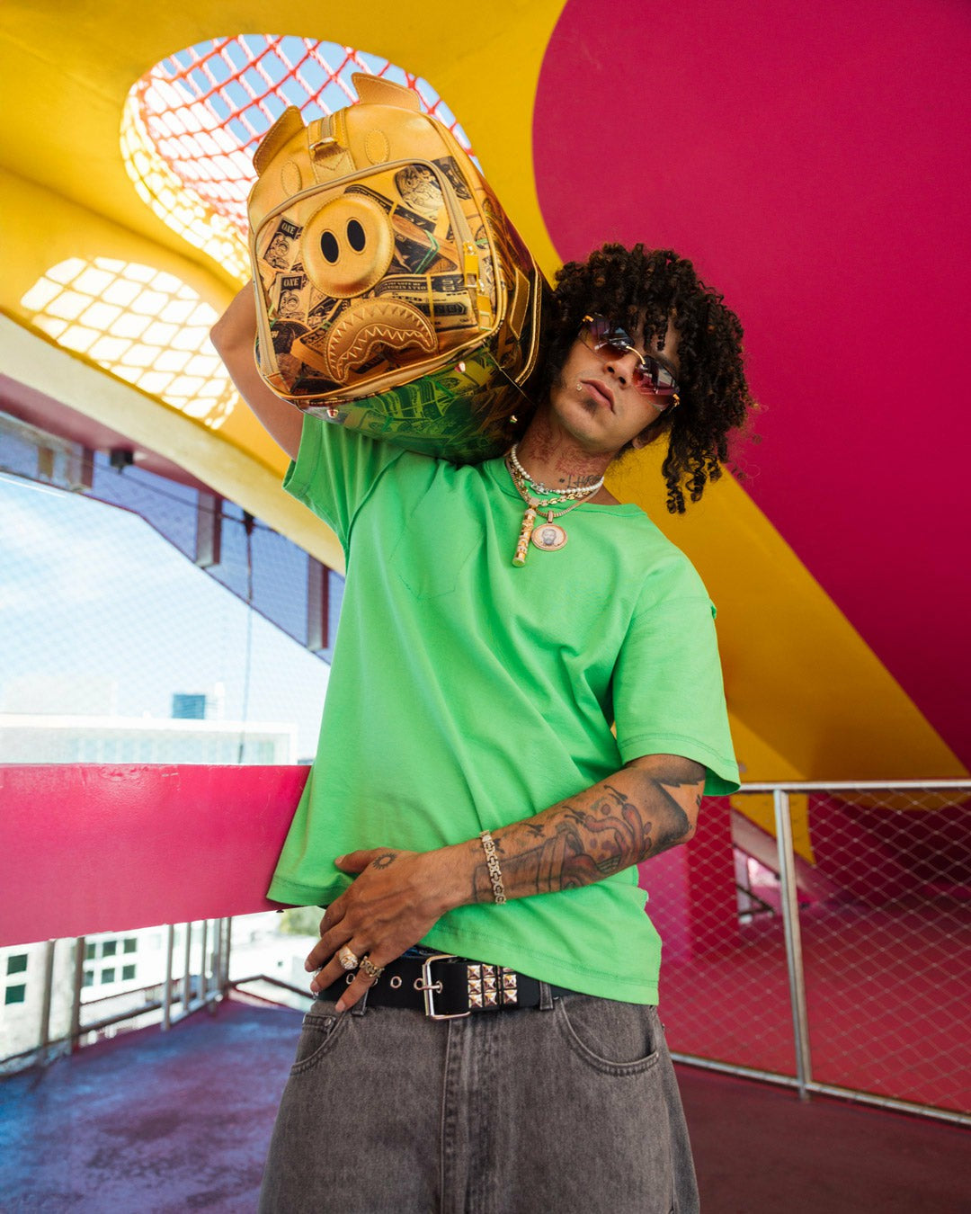 SQUID GAME COLLAB PIGGY BANK DUFFLE | Sprayground Limited Offer