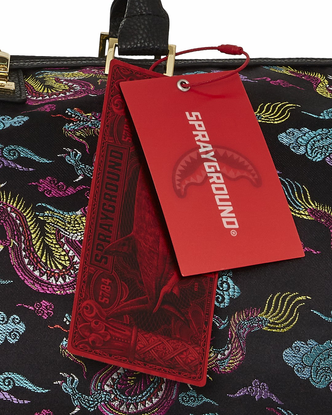 EMBROIDERED DRAGONS DUFFLE | Sprayground On Sale