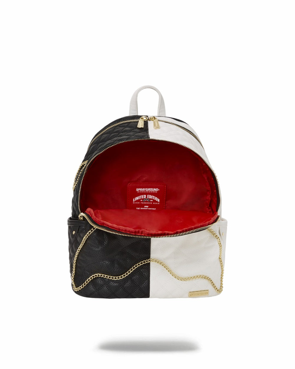 LEVELED UP SPLIT QUILT SHARK SAVAGE BACKPACK | Sprayground Value Deal
