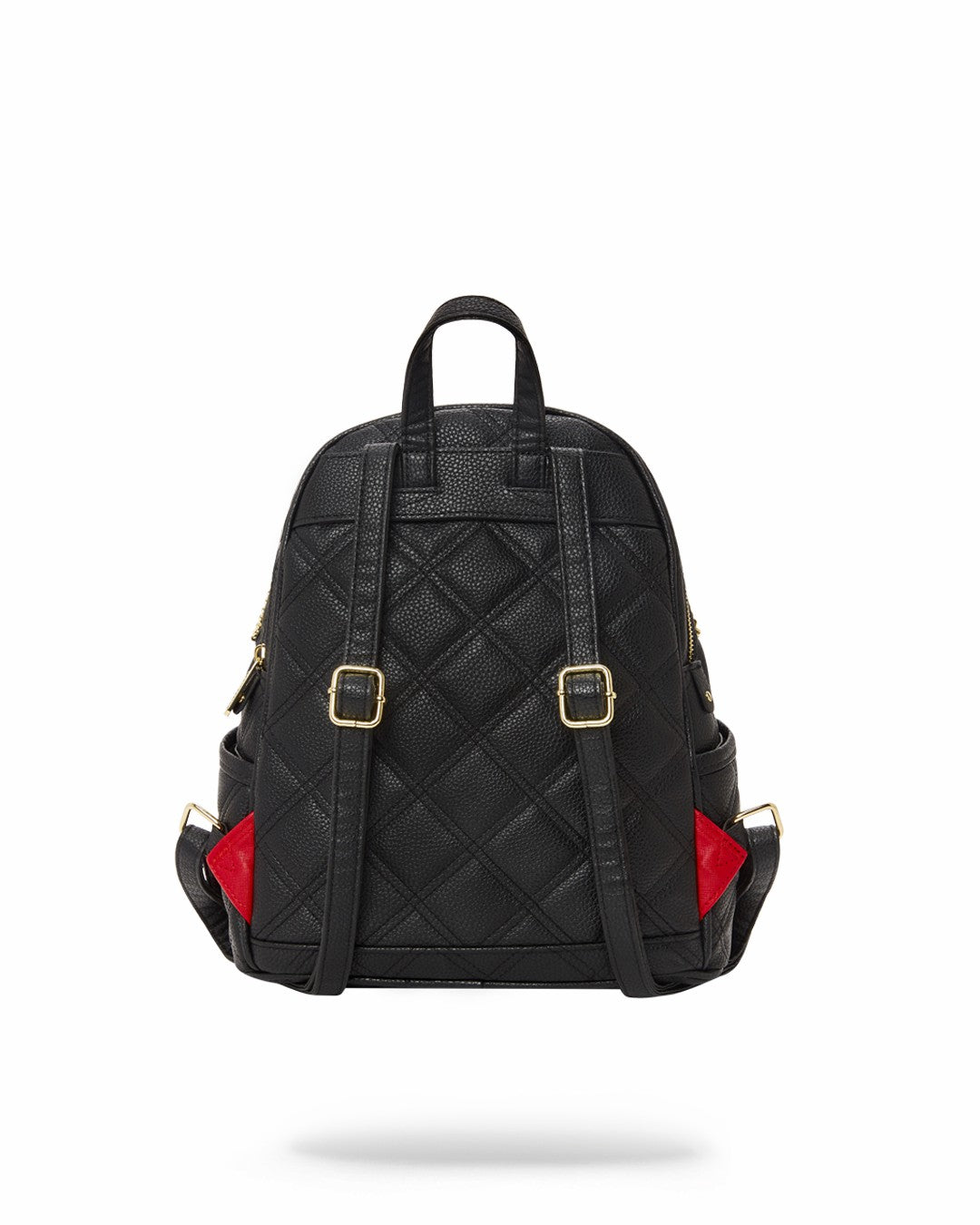 NOIR QUILT GOLD CHAIN SHARK SAVAGE BACKPACK | Sprayground Exclusive Deal