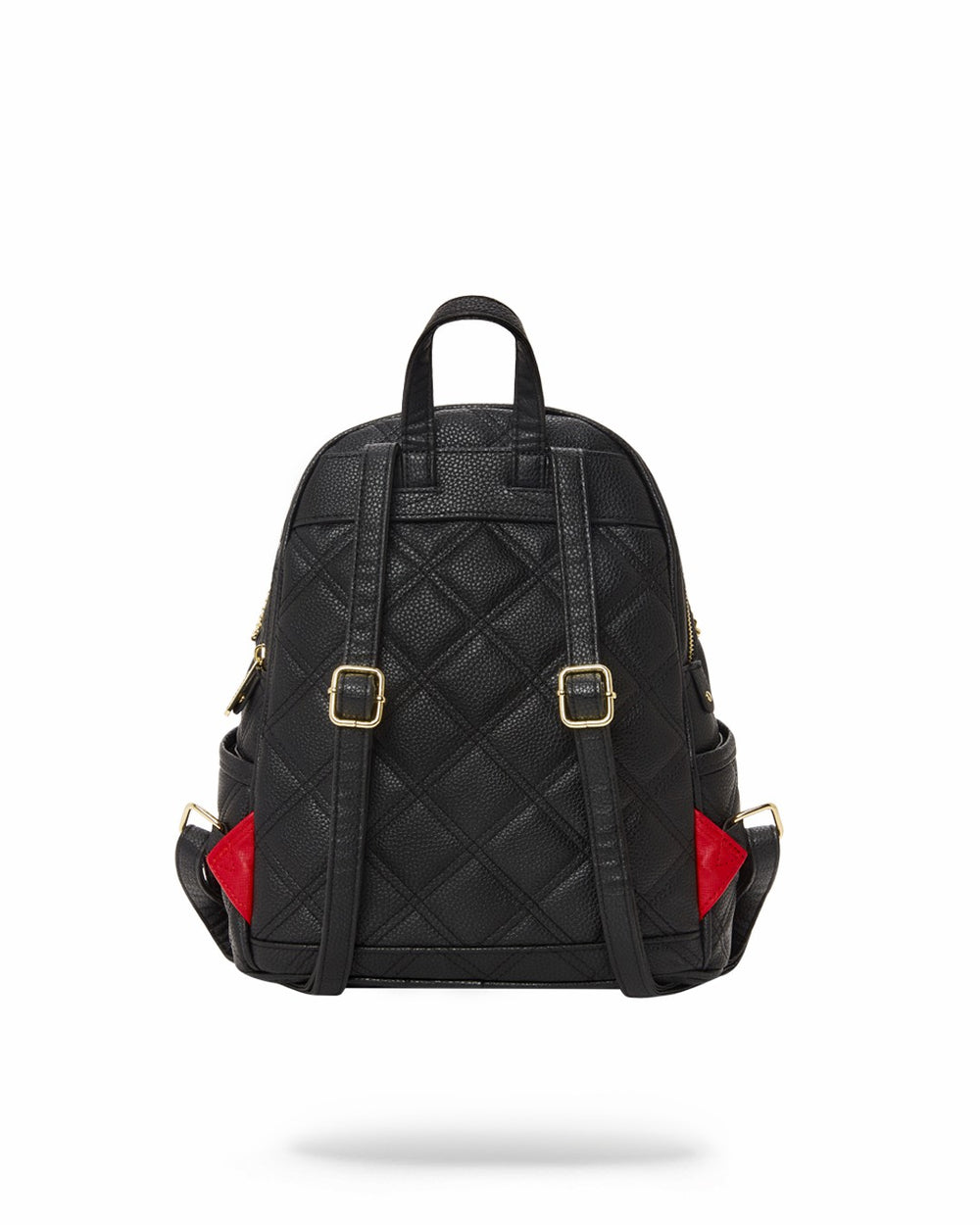 NOIR QUILT GOLD CHAIN SHARK SAVAGE BACKPACK | Sprayground Exclusive Deal