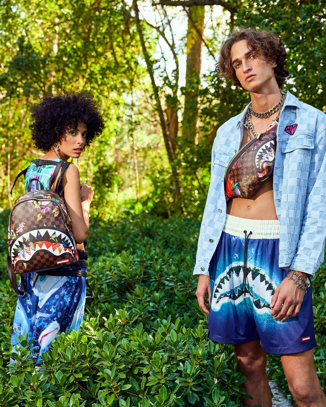 GARDEN OF SHARKS SAVAGE BACKPACK | Sprayground Value Deal