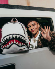 CLEARCUT SAVAGE BACKPACK (WHITE) | Sprayground Limited Offer