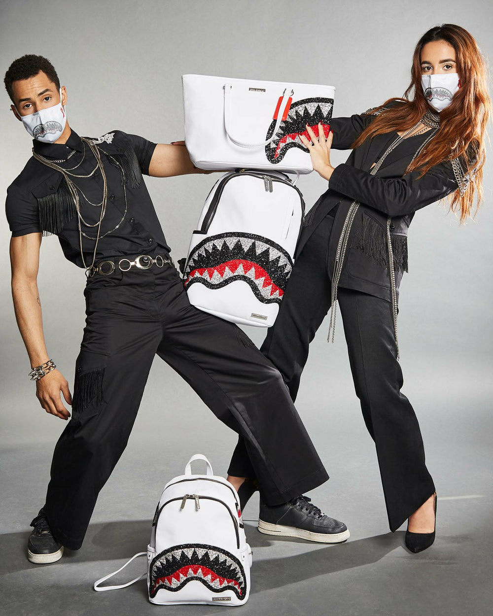 CLEARCUT SAVAGE BACKPACK (WHITE) | Sprayground Limited Offer