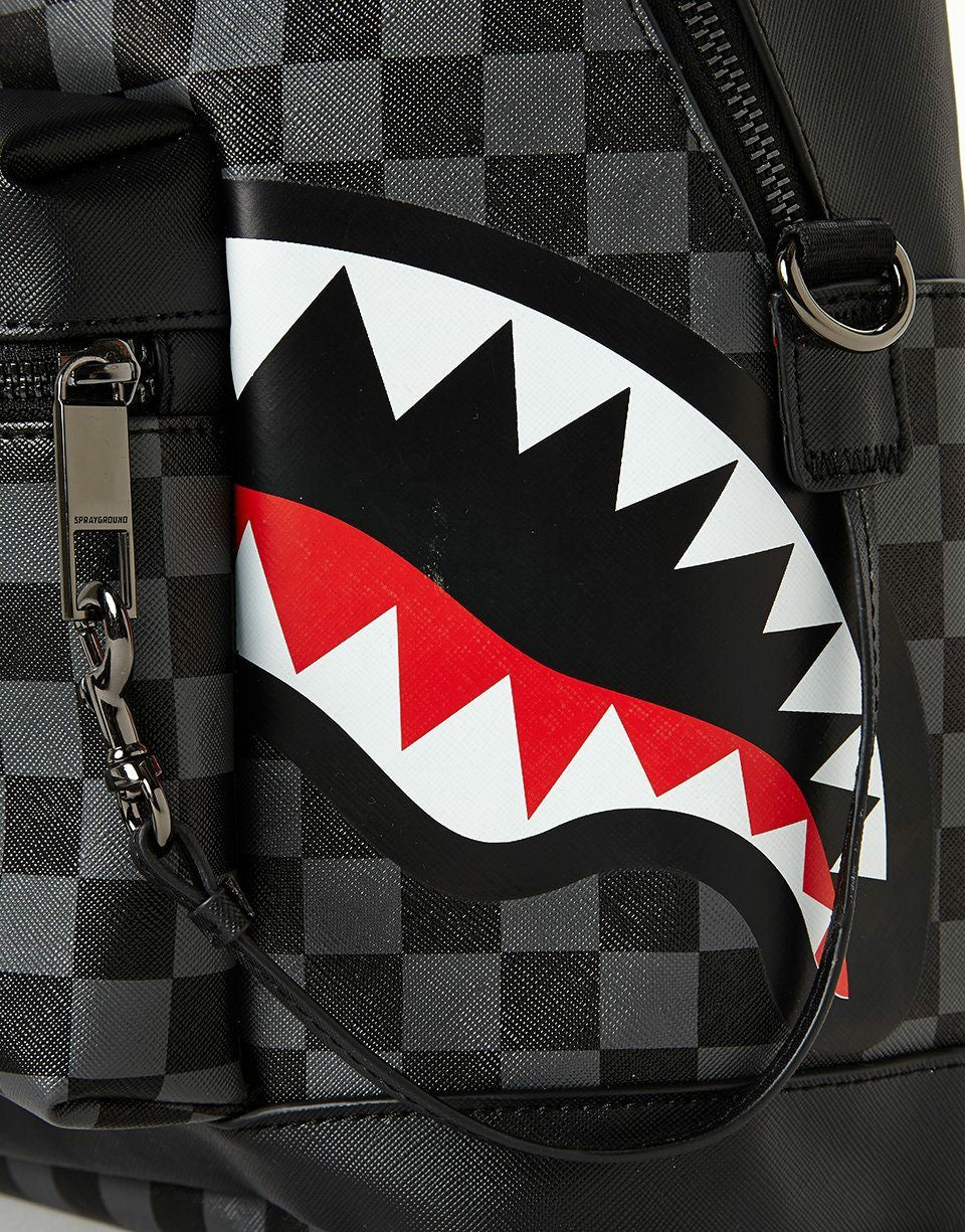 SHARKS IN PARIS (BLACK CHECKERED EDITION) | Sprayground Sale