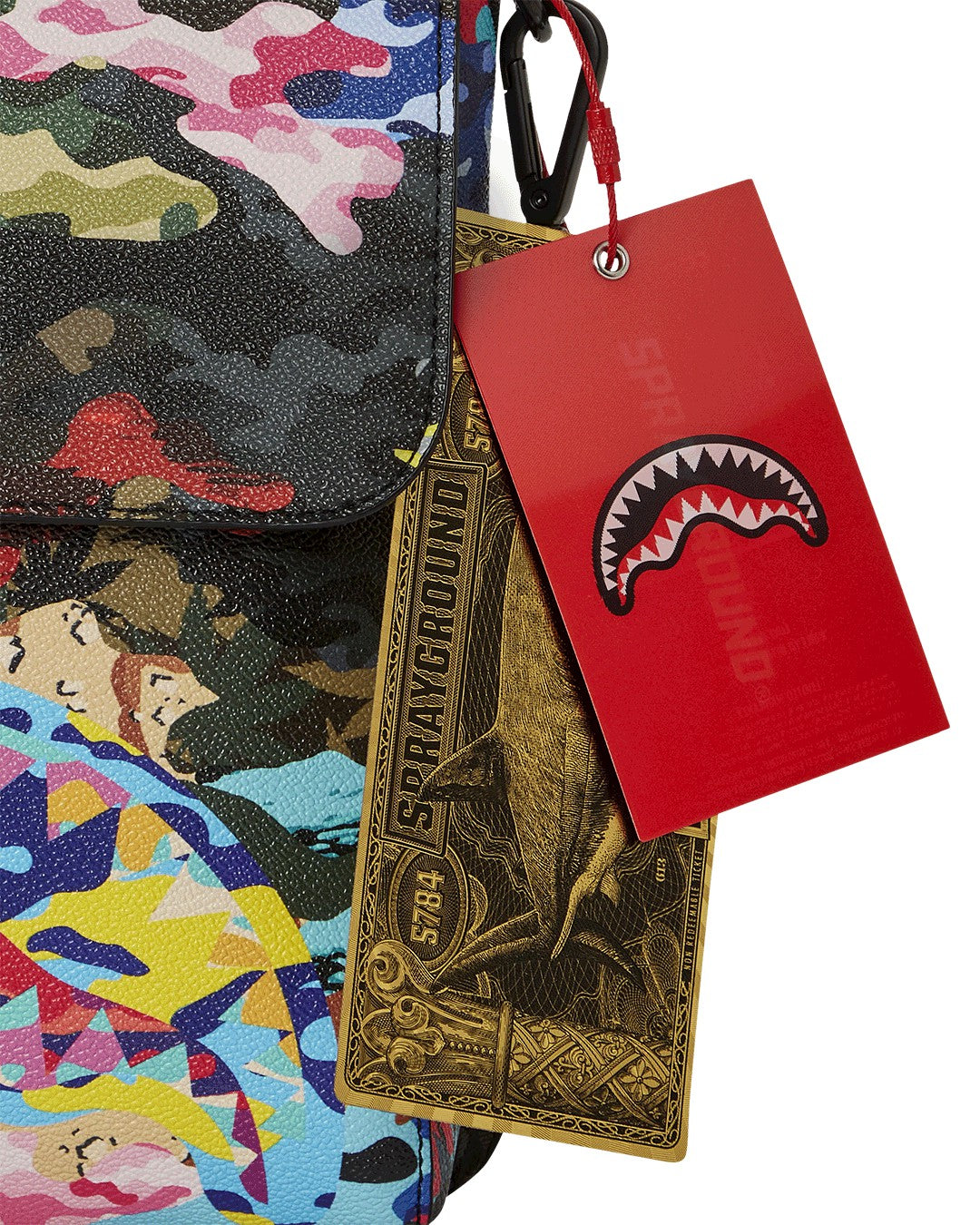 SLICED AND DICED CAMO MESSENGER SLING BAG | Sprayground Outlets