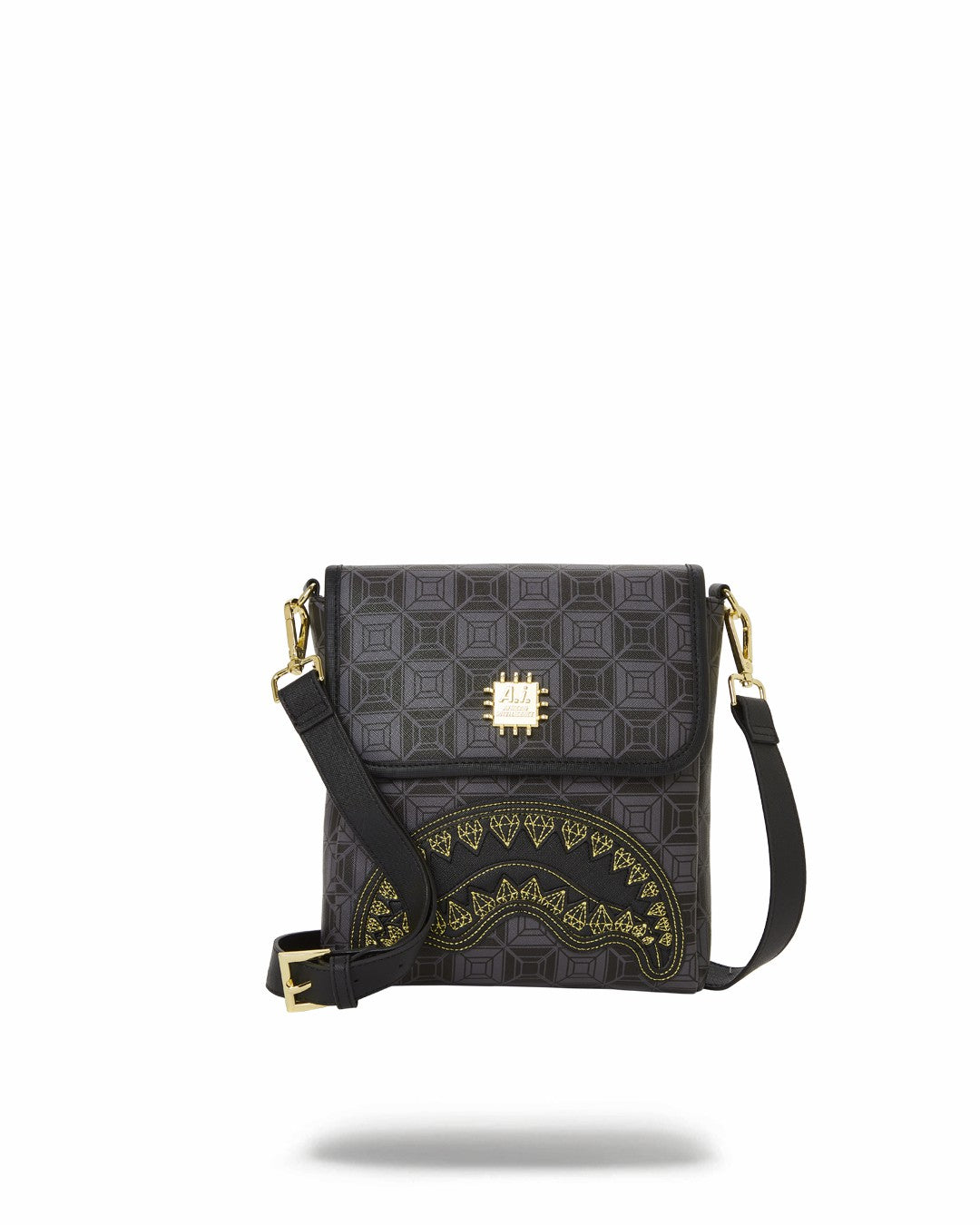 OBSIDIAN STUNNER A.i.6 SANDFLOWER COLLAB LARGE SLING | Sprayground Hot Deal