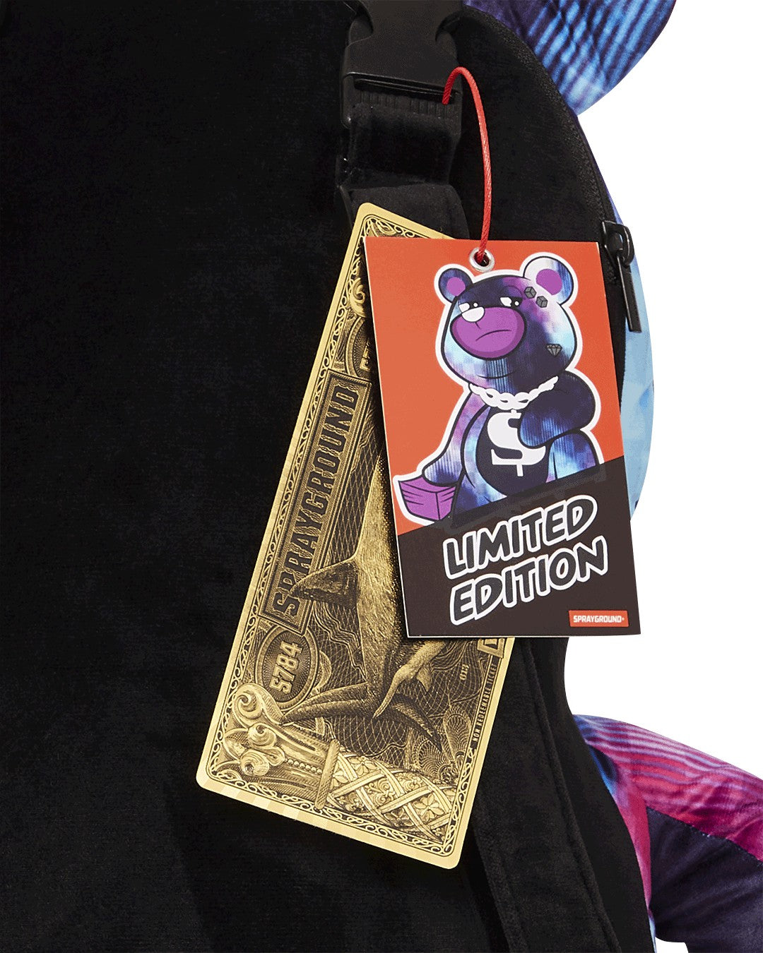 SHARKCLUB ELECTRONICA MONEYBEAR TEDDYBEAR BACKPACK | Sprayground Outlets
