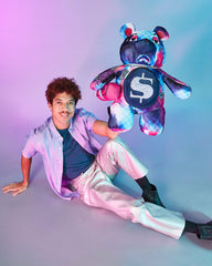 SHARKCLUB ELECTRONICA MONEYBEAR TEDDYBEAR BACKPACK | Sprayground Outlets