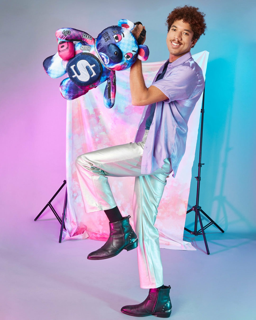 SHARKCLUB ELECTRONICA MONEYBEAR TEDDYBEAR BACKPACK | Sprayground Outlets