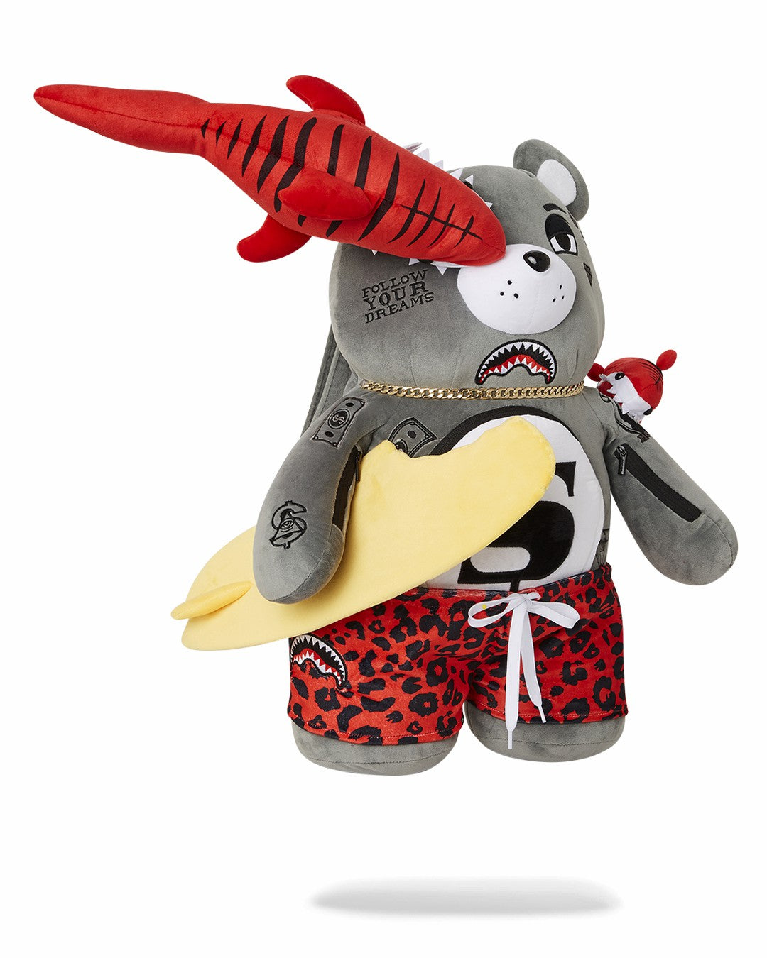 SHARK FRIENDS MONEYBEAR TEDDYBEAR BACKPACK | Sprayground Hot Deal