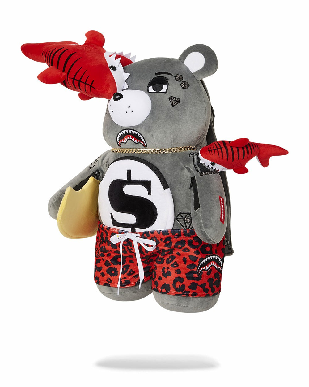 SHARK FRIENDS MONEYBEAR TEDDYBEAR BACKPACK | Sprayground Hot Deal