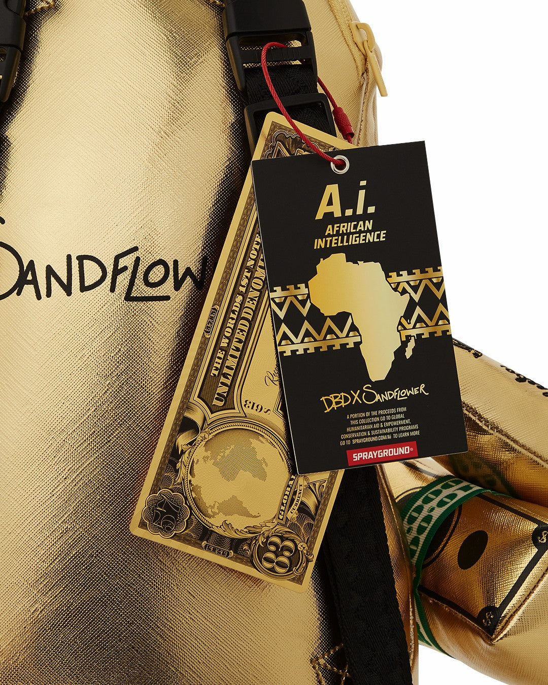 A.I.8 AFRICAN INTELLIGENCE PATH TO THE FUTURE II MEDIUM MONEYBEAR TEDD | Sprayground On Sale