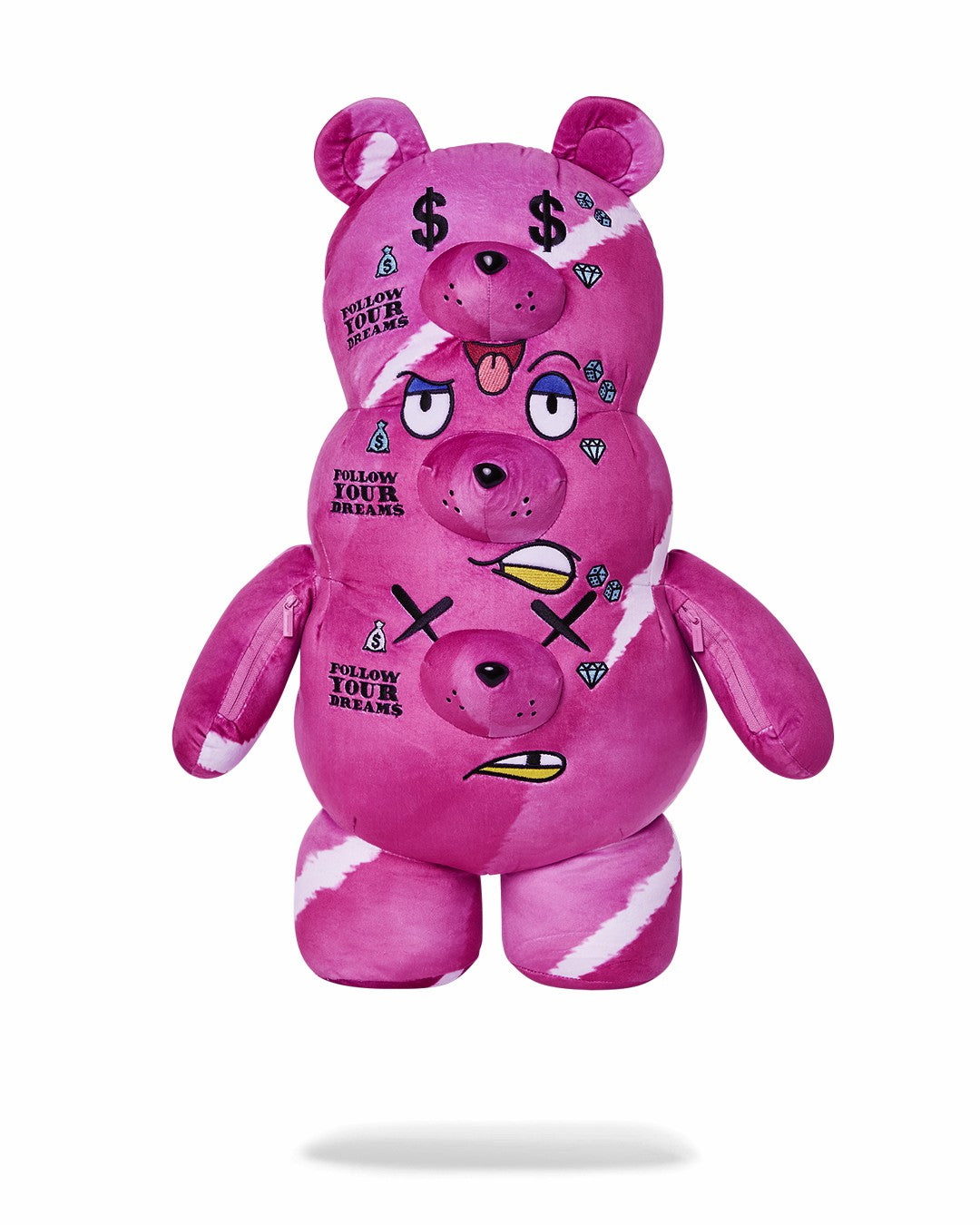 THE 3 HEADED BEAR PLUSH TEDDYBEAR BACKPACK | Sprayground Outlets