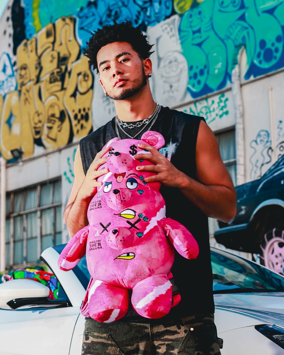 THE 3 HEADED BEAR PLUSH TEDDYBEAR BACKPACK | Sprayground Outlets