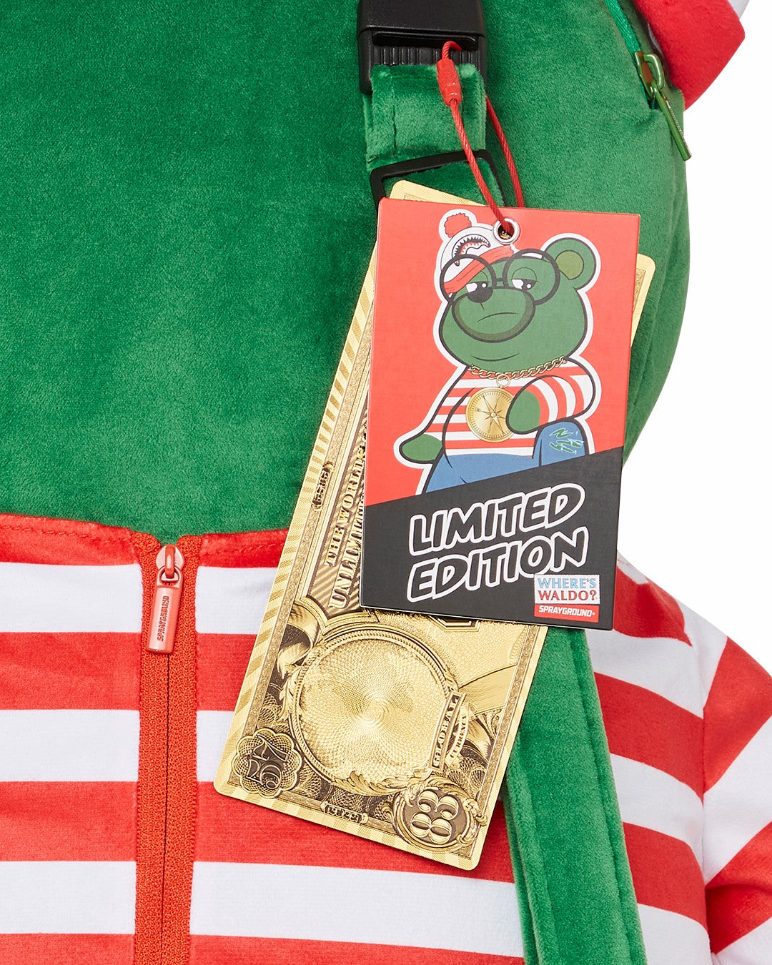 WHERES WALDO MONEYBEAR TEDDYBEAR BACKPACK | Sprayground Bargain