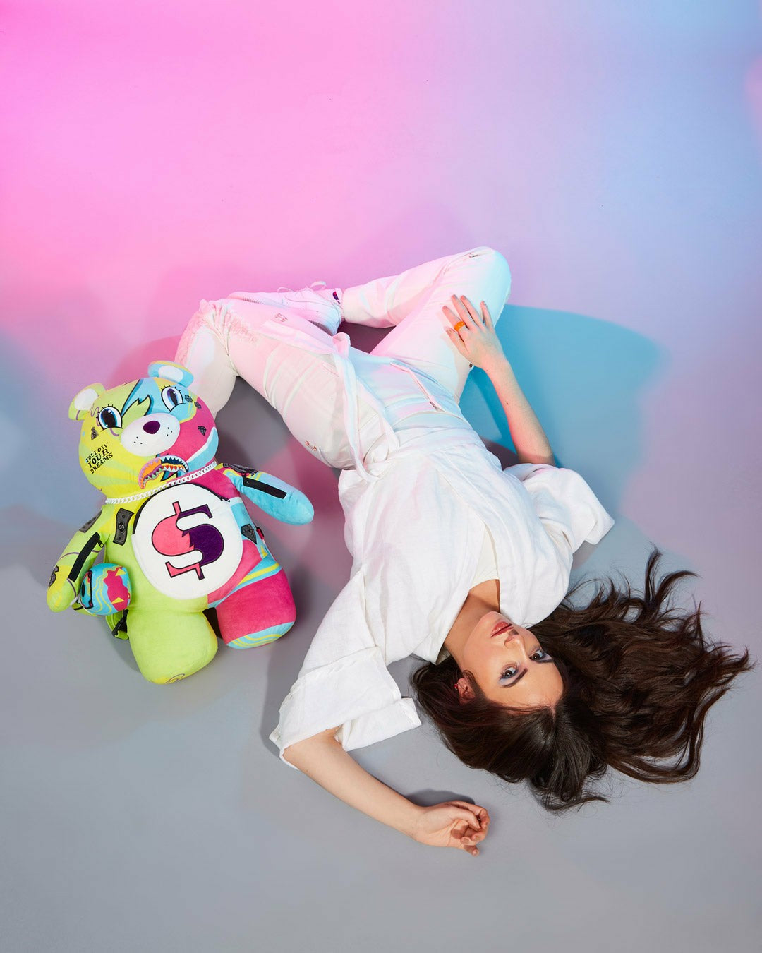 SUPER WEIRD MONEYBEAR TEDDYBEAR BACKPACK | Sprayground On Sale