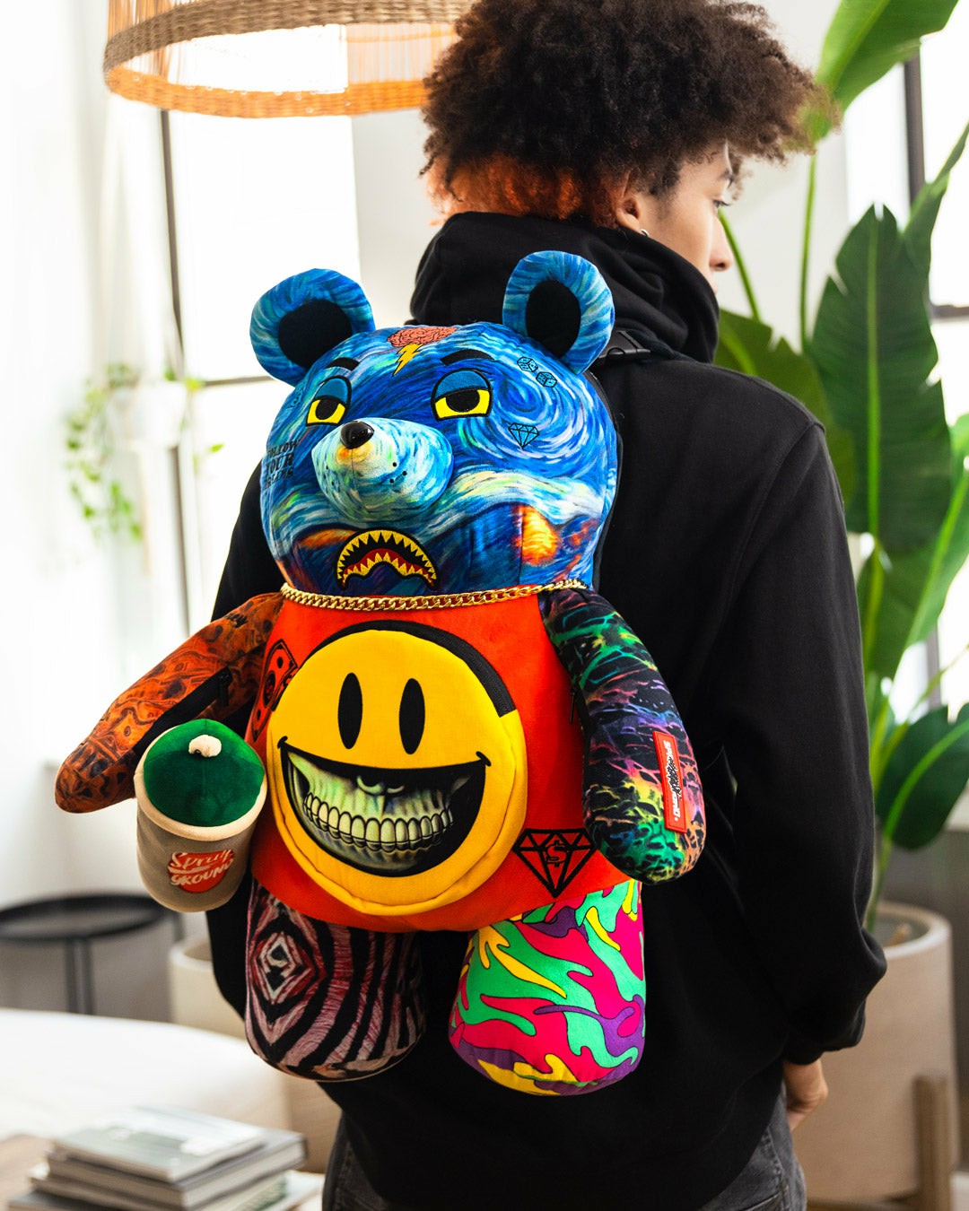 VILLAIN MONEY BEAR TEDDYBEAR RON ENGLISH EDITION BACKPACK | Sprayground Bargain
