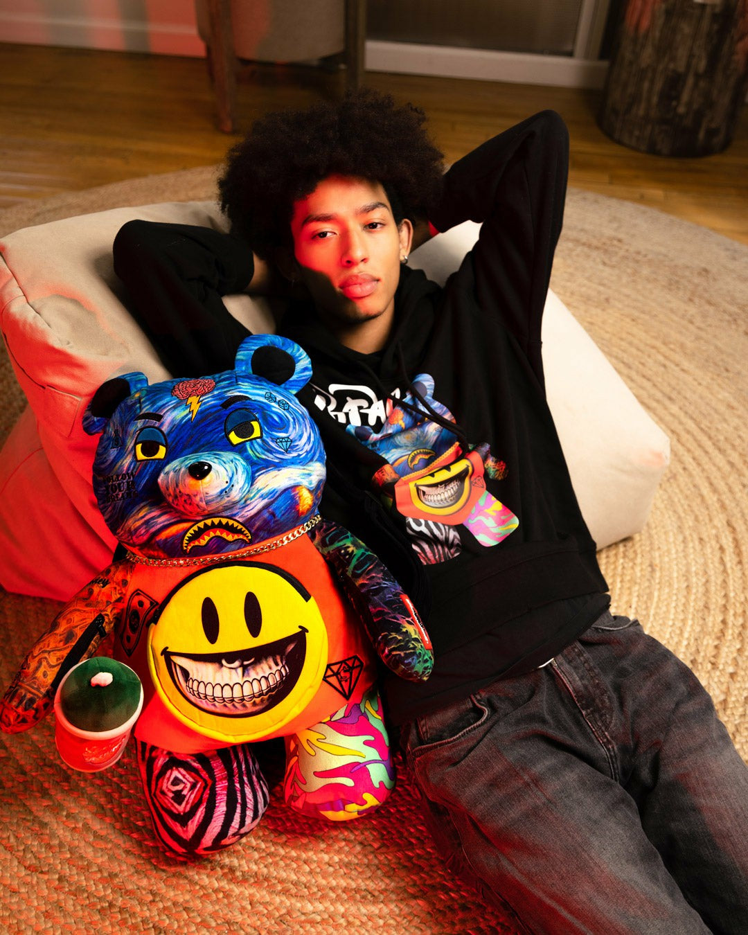 VILLAIN MONEY BEAR TEDDYBEAR RON ENGLISH EDITION BACKPACK | Sprayground Bargain