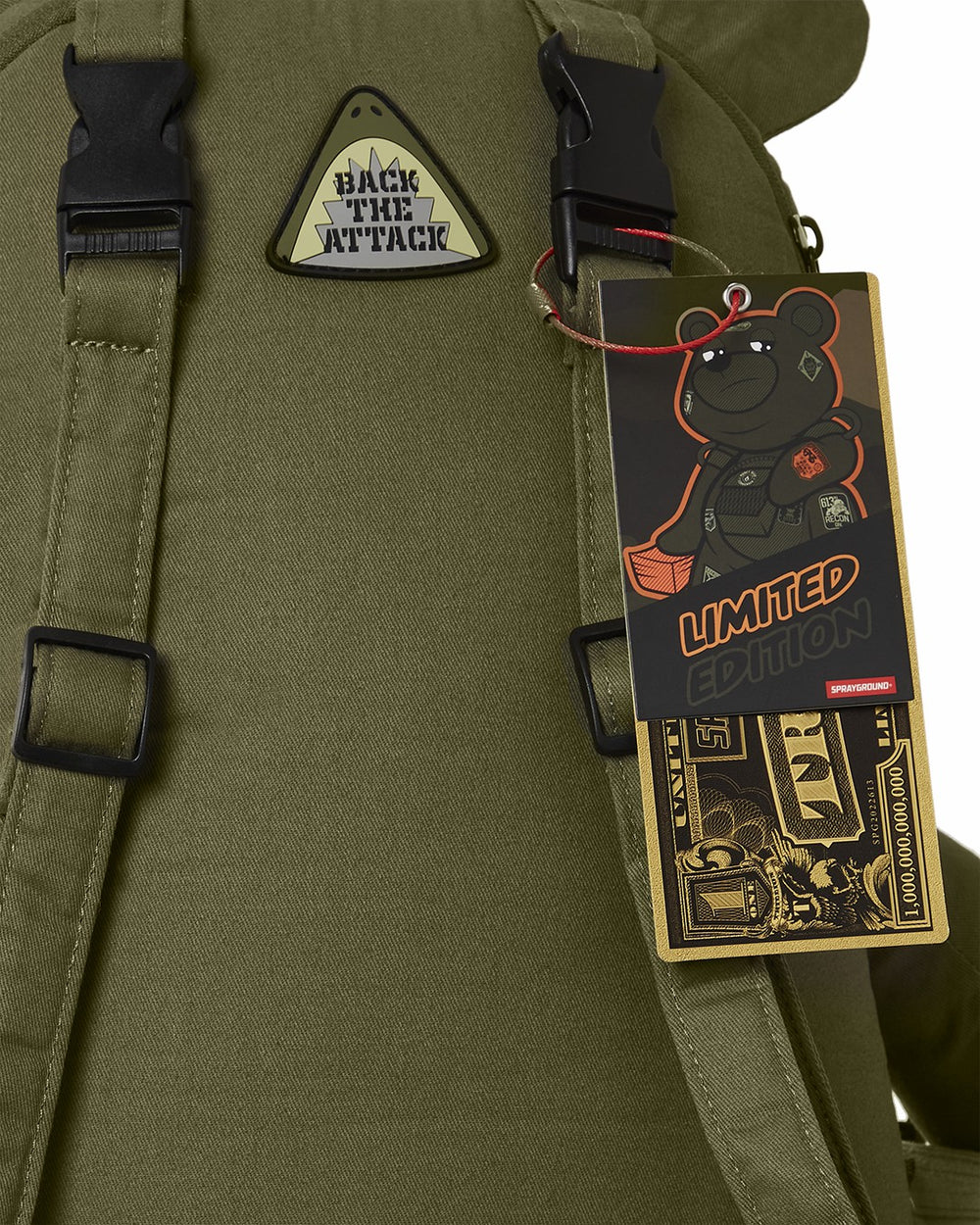 SPECIAL OPS FULL THROTTLE MONEYBEAR TEDDYBEAR BACKPACK | Sprayground Savings