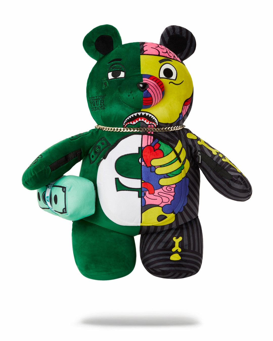 YOUNG X-RAY MONEYBEAR TEDDYBEAR BACKPACK | Sprayground Limited Offer