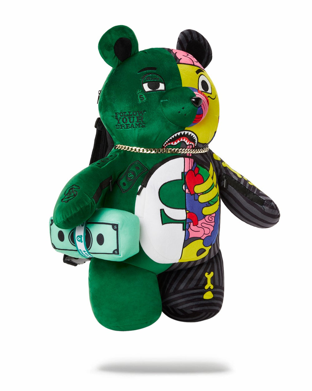 YOUNG X-RAY MONEYBEAR TEDDYBEAR BACKPACK | Sprayground Limited Offer