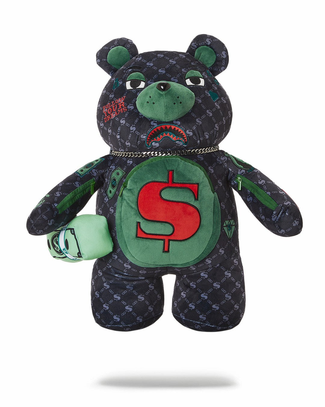 DINERO MONEYBEAR TEDDYBEAR BACKPACK | Sprayground Bargain