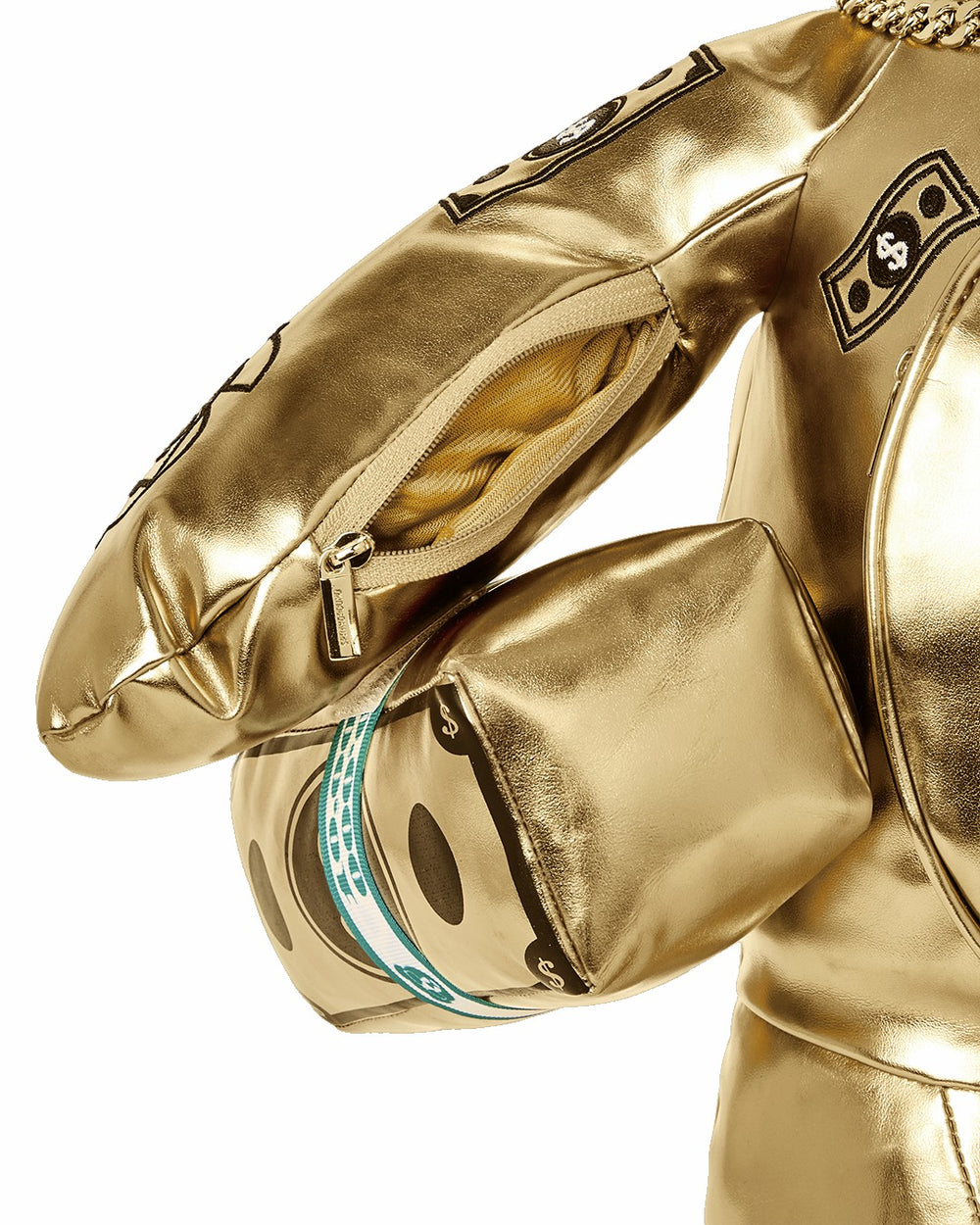 GOLD RUSH MONEYBEAR TEDDYBEAR BACKPACK | Sprayground Savings