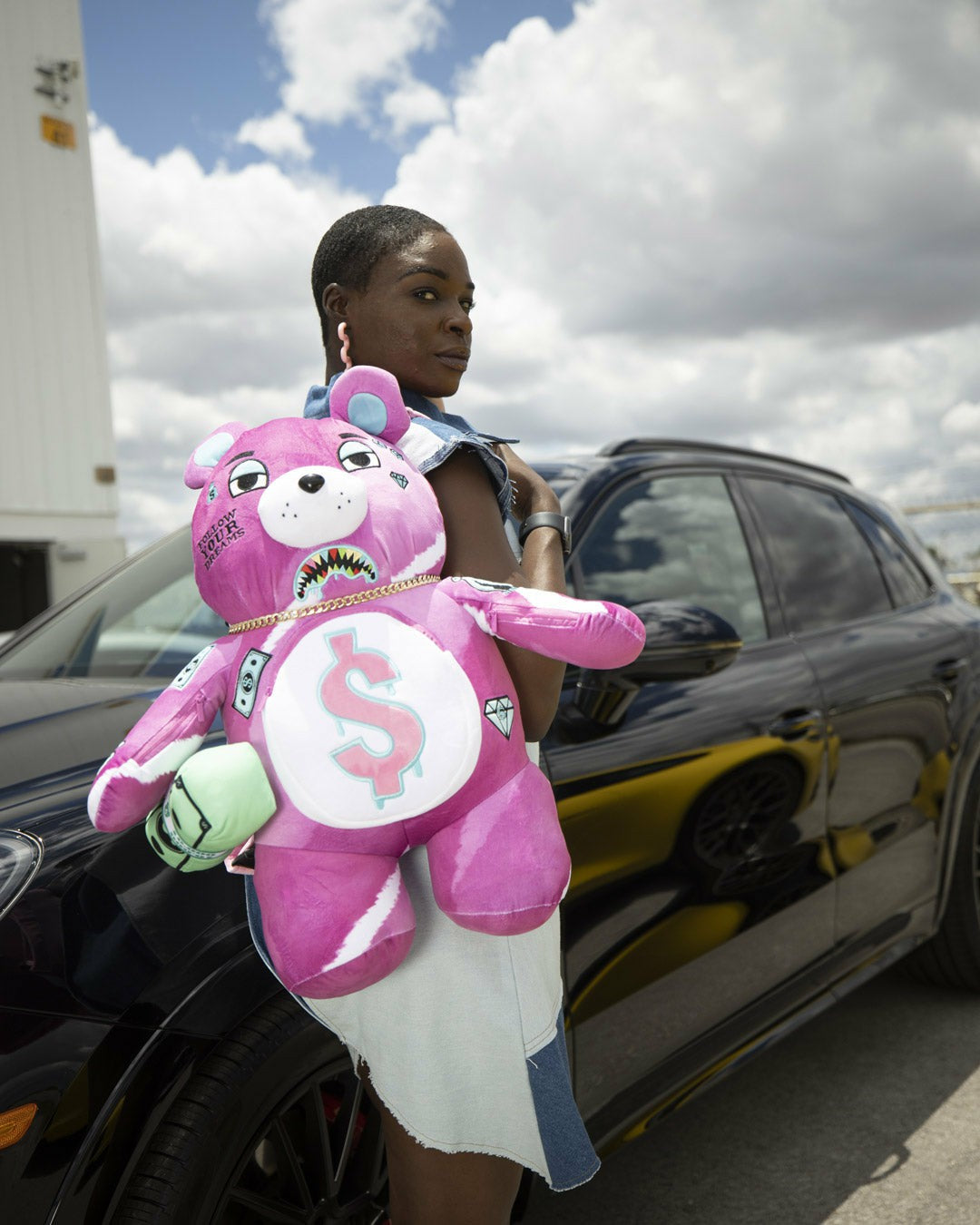 PINK PUNK MONEYBEAR TEDDYBEAR BACKPACK | Sprayground Discounted