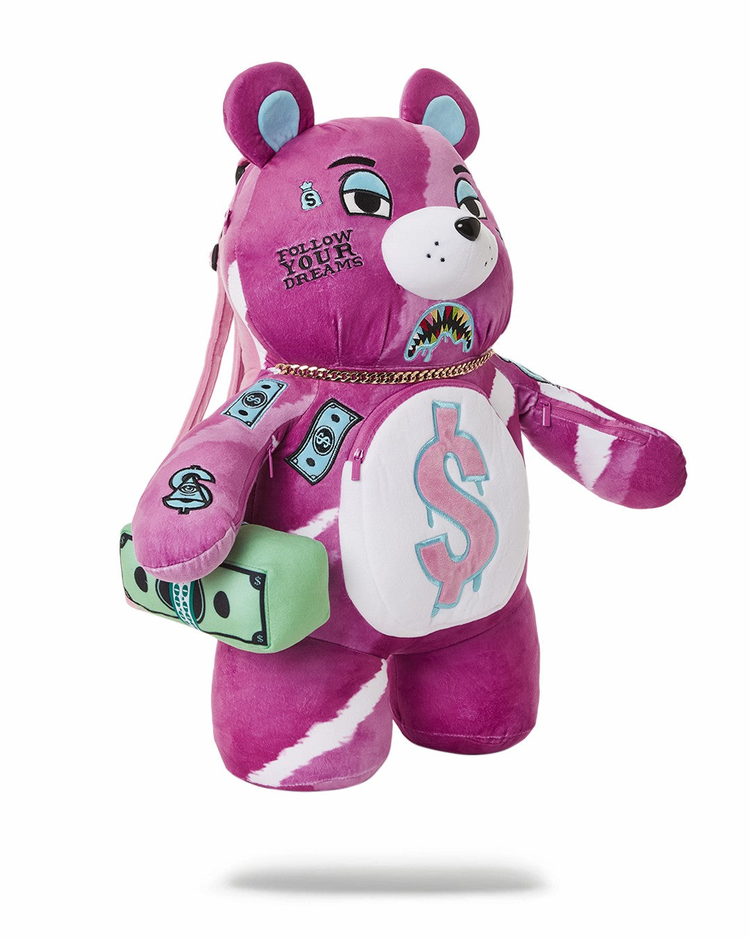 PINK PUNK MONEYBEAR TEDDYBEAR BACKPACK | Sprayground Discounted