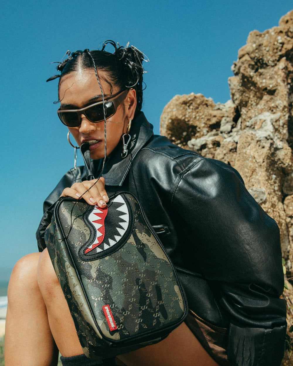LASERS BLAZIN TOILETRY BRICKSIDE BAG | Sprayground Sale