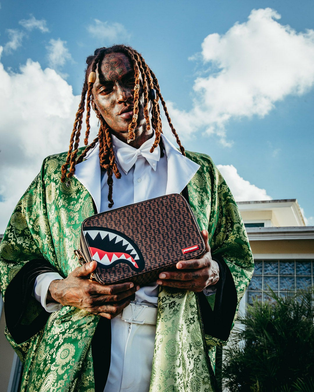 CASHIN CHECKS TOILETRY BAG | Sprayground On Sale