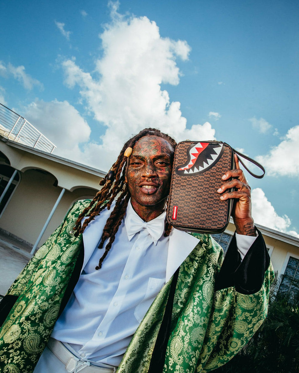 CASHIN CHECKS TOILETRY BAG | Sprayground On Sale
