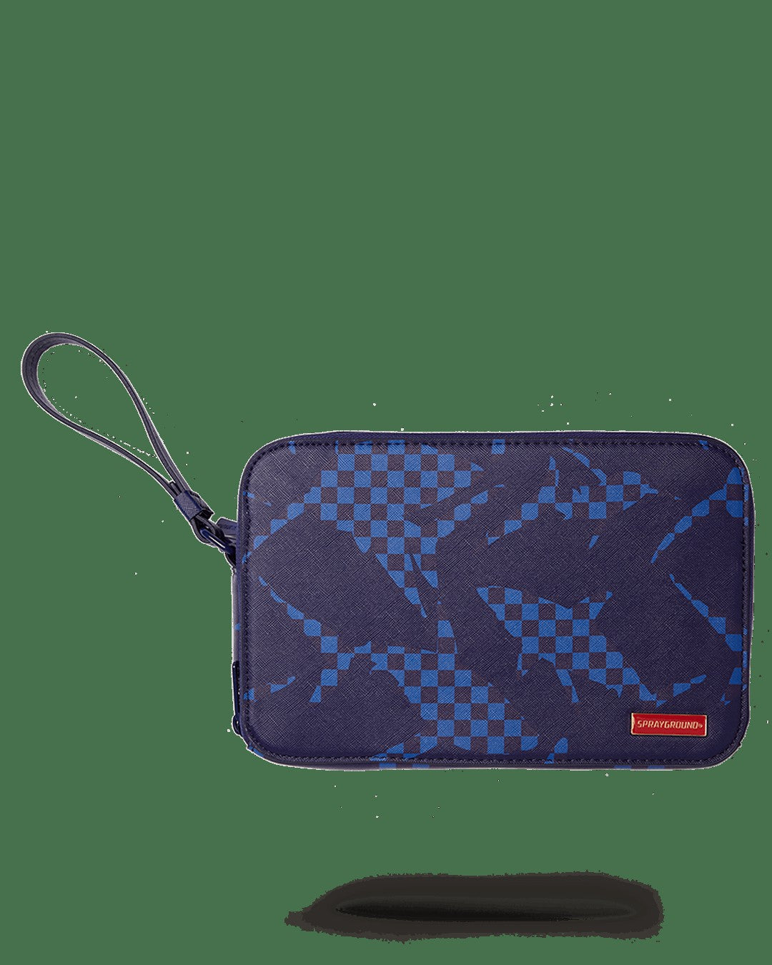 SHARK CHECK (BLUE) TOILETRY | Sprayground Outlets