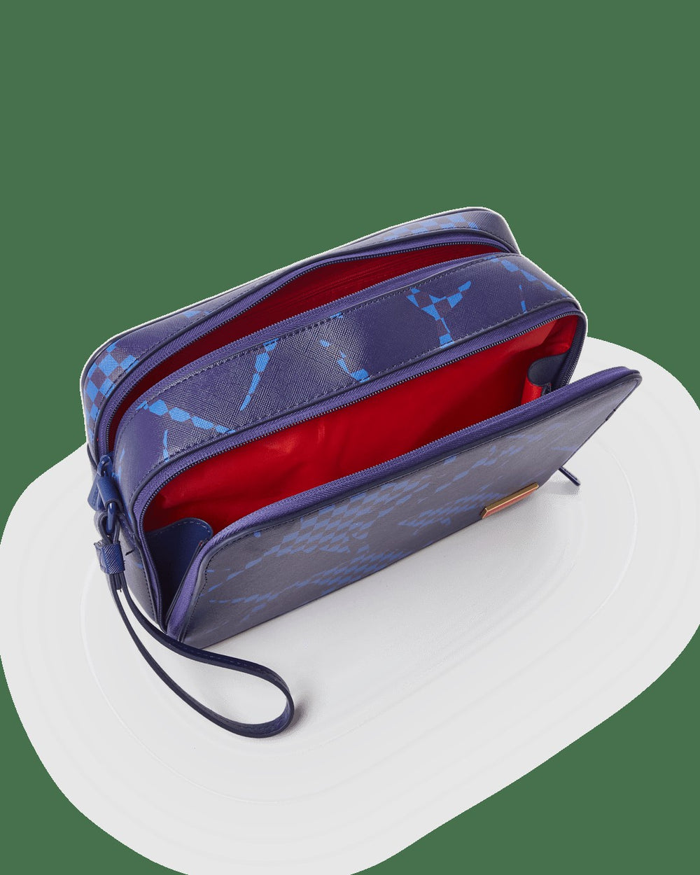 SHARK CHECK (BLUE) TOILETRY | Sprayground Outlets