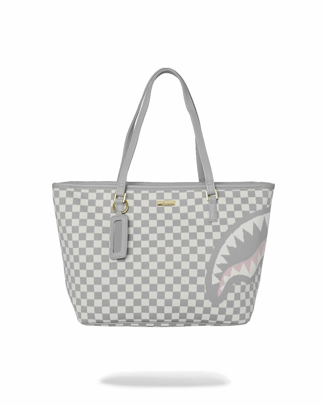 KNIT SHARKS IN PARIS IN CREAM TOTE | Sprayground On Sale